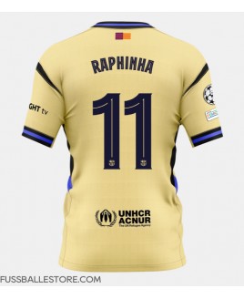 Günstige Barcelona Raphinha Belloli #11 Auswärtstrikot 2025-26 Kurzarm